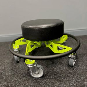 Helix Low Rider Fixed Workshop Chair / Shop Stool - Made In Britain