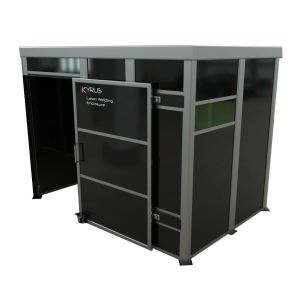 3m x 2m Class 4 Laser Enclosure c/w 1.3m Sliding Door