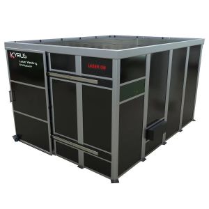 4m x 3m Class 4 Laser Enclosure c/w 1.3m Sliding Door