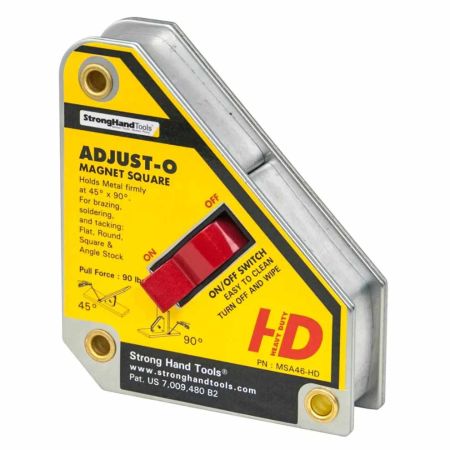 Magnetic Square HD 36KG 45 & 90 Degree - 111x95x29mm