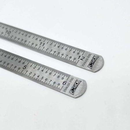 Furick Stainless Scale Set 6inch/12inch 2 pcs