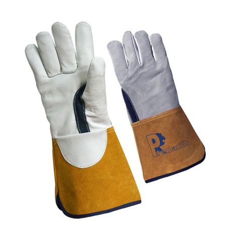 Prestige Silver Leather Tig Welding Glove 