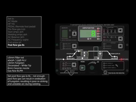 How to Lap Weld 0.9mm Aluminium with R-Tech Digital EXT AC/DC TIG Welder